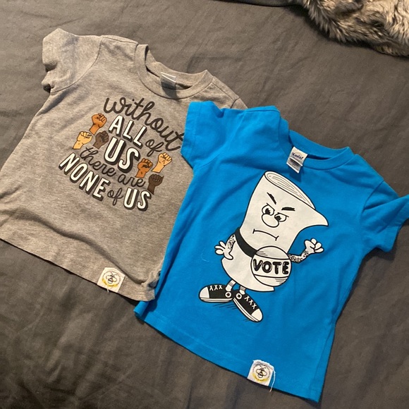 [Wire & Honey] 2 T-shirts (2T) #kidsforchange - Picture 1 of 9